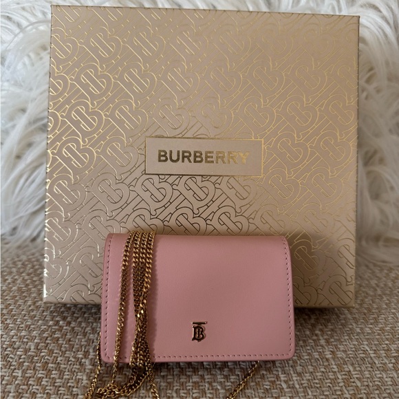 Burberry Jessie Chain Card Case in Leather - Picture 5 of 9